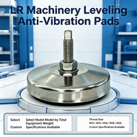 Coussin anti-vibration LIVA LR robuste pour machine, amortisseur de chocs, isolateur de vibrations, presse à poinçonner CNC, caoutchouc injecté