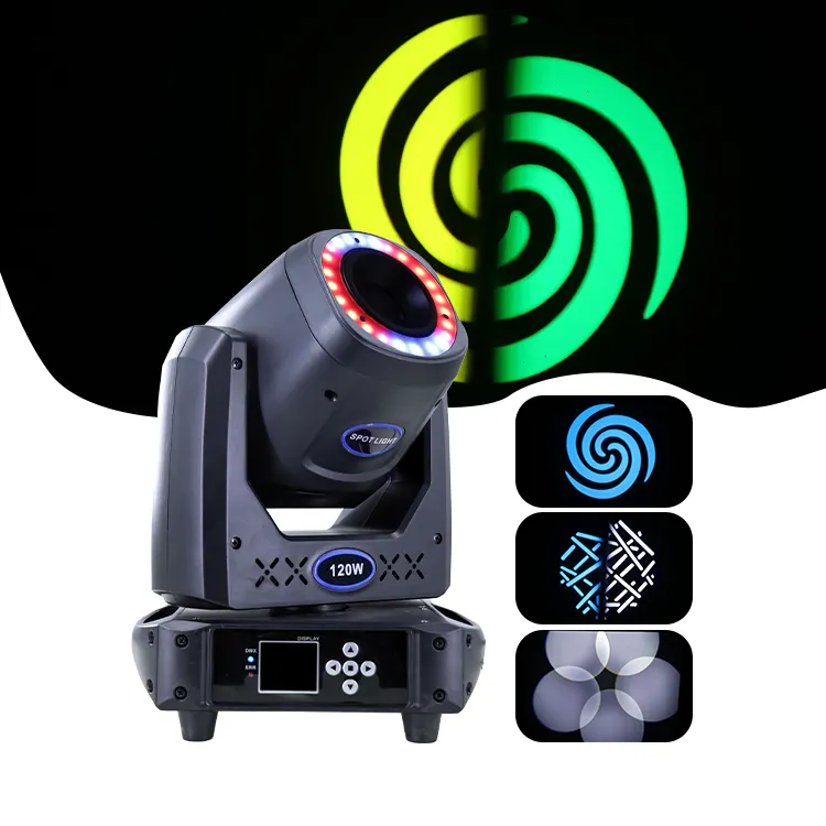 Moving Head Light Manufacturer China Factory Price Sim Spot Led120w Dj Par Can Church Concert Wedding LED Modern RGBW 250W 70