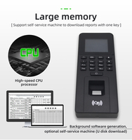 Máquina de Control de Acceso Biométrico por Huella Dactilar con Lector de Tarjetas RFID, Sistema de Control de Acceso de Puerta Autónomo