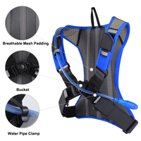 Sac de Poitrine de Course Ultraléger 5L et Gourde Souple Tactique 2L pour Course à Pied et Escalade – Vente Directe Usine
