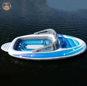 Isla Flotante Inflable para Agua, 400x210x120cm, para Fiestas y <span class=keywords><strong>Alquiler</strong></span>, Bote Inflable para Exteriores - Product Image 2