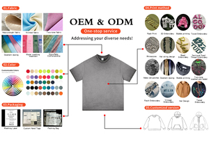 T-shirt Personalizzata da Uomo, Design Mimetico in Cotone Oversize, Effetto Lavaggio Acido, Stile Streetwear con Patchwork, Manica Lunga - Product Image 4