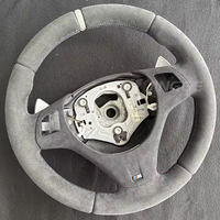 Volant chauffant de style LCI haut de gamme avec palettes de changement de vitesse en métal pour BMW E90 E91 E93 M5 328i