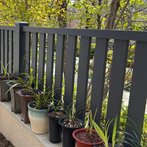 Clôture Moderne en Aluminium Gris Anthracite – 1,8 m, Durable, Revêtement Poudré, Écologique, pour Jardin - Product Image 4