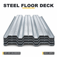 Plancher en acier galvanisé de qualité supérieure YX51-250-750 pour sols structurels, toitures et entrepôts, avec une protection anticorrosion durable
