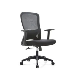 Cheap Furniture Fabric Mesh Back Meeting Office Home Adjustable Full Lumbar Support Swivel Luxury White Office Chairs