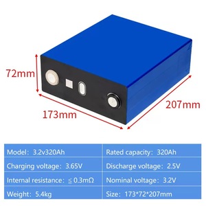Batería Prismática LiFePO4 MTH 3.2V 314Ah, 6000 Ciclos, Recargable, <span class=keywords><strong>para</strong></span> Sistemas de Almacenamiento de Energía Solar, Certificación UN38.3 y CE - Product Image 1