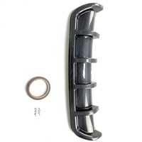 Kit de Décoration Extérieure Universel DLF pour Voiture : Spoiler de Pare-chocs Arrière, Aileron de Requin, Diffuseur Arrière en Plastique Brillant pour Rénovation/Amélioration 1