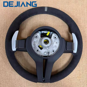 Volante Sportivo M in Fibra di Carbonio e Finta Pelle per <span class=keywords><strong>BMW</strong></span> X1 X2 X3 F30 F10 F21 F22 F15 F16 F45 F32 F33 E70 E90, Fornitura Diretta dalla Fabbrica - Product Image 2