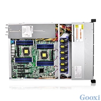 Boîtier OEM EATX 10 baies 1U monté sur rack serveur RMC1110-640-HS