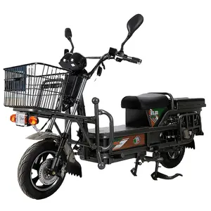 새로운 전기 오토바이 저렴한 1500w 전기화물 자전거 성인용 두 바퀴 대용량 전기화물 스쿠터