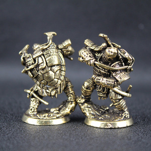 Figuras de Latón de las Tortugas Ninja, Adornos Coleccionables para Escritorio, Figuras de Juguete Unisex - Product Image 2