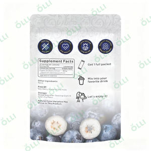 OLLI bubuk buah Blueberry alami 100% bubuk Blueberry kering beku ekstrak Bluebery - Product Image 6