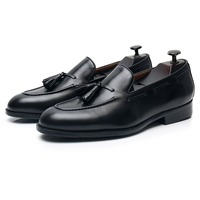 Mocassins classiques pour hommes en cuir véritable à pampilles, faits main, pour affaires et occasions décontractées – Meilleures ventes