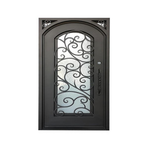 Nuovi prodotti cancello per animali in ferro battuto esterno porte in ferro battuto porta in metallo ferro battuto - Product Image 3