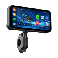 Écran tactile HD 6,25'' pour moto avec Carplay et Android Auto sans fil, étanche IP67, commande au guidon
