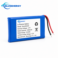 Batterie LiPo OEM 3,7 V 2500 mAh, rechargeable, avec fils, pour appareils intelligents, traceurs GPS et équipements médicaux