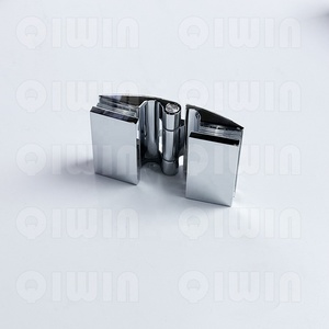 <strong>Russian</strong> <strong>Hinges</strong> Hidden Screws Chrome Plating <strong>Hinges</strong> for Shower Doors Glass to Glass - Product Image 3
