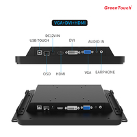 Monitor táctil personalizable de 10,1 pulgadas con respuesta rápida para aplicaciones de juegos