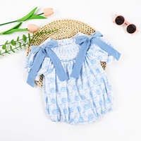 Combinaison à volants pour bébé Puresun, motif fraise, manches bouffantes, vêtements pour bébé printemps été