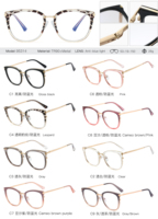 Lunettes anti-lumière bleue SHINELOT 95314, monture en métal Tr90, lunettes personnalisées avec logo, montures de lunettes pour femmes