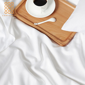 Sang Trọng 400TC 100% Lyocell Tre Bedheets <span class=keywords><strong>Set</strong></span> Nữ Hoàng Kích Thước Trắng Làm Mát Thoáng Khí drap De thắp Sáng 4 Mảnh Khăn Trải Giường Bộ - Product Image 6