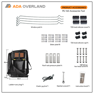 <span class=keywords><strong>Tenda</strong></span> da Tetto Rigida <span class=keywords><strong>in</strong></span> ABS Ada Overland per 2-3 Persone, Impermeabile, per Campeggio Fuoristrada 4x4 - Product Image 6