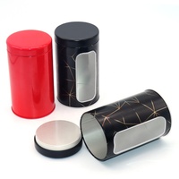 Échantillons Gratuits en Gros, Boîte Ronde Personnalisable en Fer Blanc de Qualité Alimentaire avec Couvercle pour Emballage Cadeau Thé Café OEM ODM