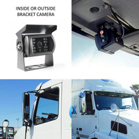Caméra de recul pour camion, bus, voiture, 18 lumières, pour BMW F46 X1 2014, Toyota Hilux, Mazda 5, Ford Explorer 2016 avec écran