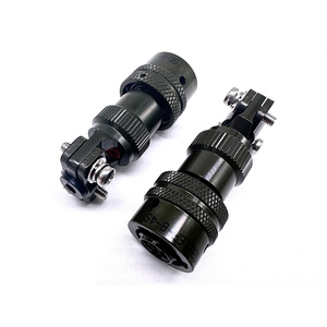 Amfenolo Socapex, PT, lega di rame a parete a 4 vie MIL Spec connettore circolare riceptaclegreen, contatti a parete, guscio 8 - Product Image 4