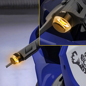 Wholesale/LED Motorcycle Front Handlebar Turning Light Handle <b>bar</b> <b>End</b> Light Universal Motorbike LED Turn signal Indicator Light - Product Image 4