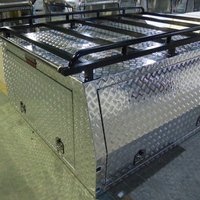 Offre Spéciale cages en aluminium pour chiens, chenils métalliques, boîte à outils pour camion, plateau, auvent arrière