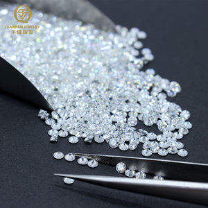 宝石合成ルースモアッサナイトGRA認証ラウンドブリリアントカットD VVSモアッサナイトダイヤモンド - Product Image 2