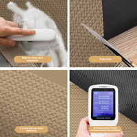Tapis de cuisine en diatomite en forme de L personnalisé, antidérapant, résistant à l'huile, absorbant, séchage rapide, découpable, pour la maison