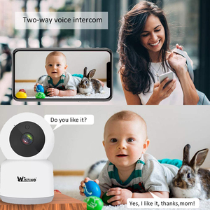 Tuya Smart 1080P cctv Audio bidirezionale Baby Monitor telecamera <span class=keywords><strong>Motion</strong></span> Detection visione notturna Tuya telecamera Cctv per interni - Product Image 2