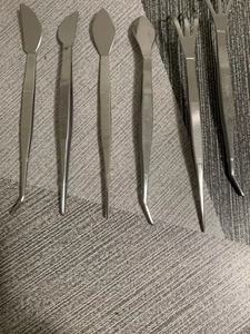 Pinzas de acero inoxidable 304 para jardinería, herramienta de paja en maceta, holgada, rastrillo, herramienta de jardinería de doble uso, pinzas carnosas, 430 - Product Image 3