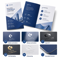 Impression de brochures personnalisées à deux volets |   Flyers personnalisés sur le profil de l'entreprise, dépliants d'introduction de produits et brochures publicitaires