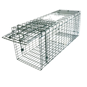Cage piège pour animaux sauvages pour lapin, écureuil, chat, renard, empêchant les opossums et les rats - Product Image 1