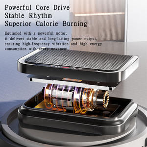 פלטת רטט עם שלט רחוק <span class=keywords><strong>9</strong></span> תוכניות 200 רמות מתכווננות פלטת רטט חשמלית ברמה מסחרית לחדרי כושר בקניונים - Product Image 6