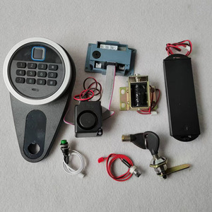 Bán Dẫn Vân Tay Và Thông Minh Thông Minh Kỹ Thuật Số Bàn Phím Điện Tử Có Thể Thu Vào Núm Khóa Tủ <span class=keywords><strong>Locker</strong></span> Cho Két An Toàn Hộp - Product Image 2