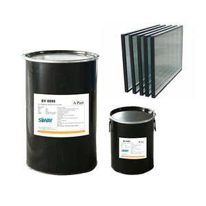 Ab 2 pièces construction de mur rideau mastic silicone isolant structurel à deux composants pour double vitrage - Product Image 1
