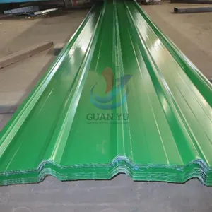 Wholesale High Quality 0.4mm Corrugated Sheet Metal Roofing Zinc Green Roofing Sheets