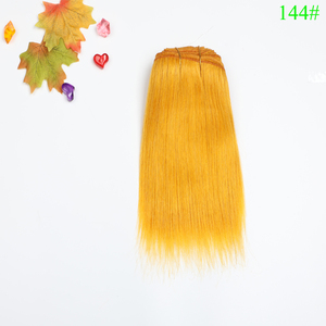 Più nuovo <span class=keywords><strong>Bambina</strong></span> di Alta Qualità 8 pollici Singolo Drawn Trama Dei <span class=keywords><strong>Capelli</strong></span> Dei <span class=keywords><strong>Capelli</strong></span> della Capra Mohair Cina Estensione Dei <span class=keywords><strong>Capelli</strong></span> Della Bambola per I Clienti - Product Image 5
