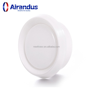 New hvacr VP hiệu suất cao tuôn ra Matt Trắng kết thúc tường Vent tiết kiệm năng lượng linh hoạt các bộ phận ABS Vòng khuếch tán không khí van - Product Image 4