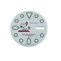 Nuovo Quadrante Cartoon NH36 da 28,5mm, Parti di Modifica per Orologi da Pilota Vintage per Movimento Meccanico NH36A