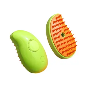 Multifunctional 3 In 1 Rechargeable Pet Hair Massage Cat Brush Steamy Comb Dog Self Cleaning Brush Misty Cat Spray Steam Brush