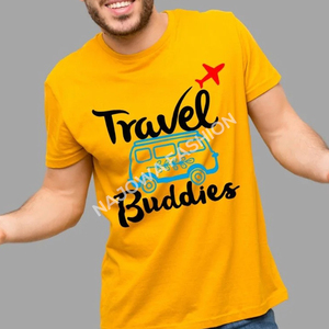 Camisetas de Moda para Hombre de Alta Calidad OEM, Proveedores de Bangladesh, Camisetas con Estampado de Pasión Elaboradas con Precisión, Logotipo Frontal, 100% Algodón - Product Image 2