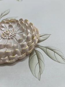 Zhenling lujo Chinoiserie seda <span class=keywords><strong>papel</strong></span> <span class=keywords><strong>pintado</strong></span> a mano 3D flor 3D pájaros <span class=keywords><strong>papel</strong></span> tapiz - Product Image 3