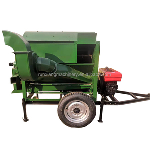 Décortiqueuse de céréales portable haute capacité multi-usages pour millet, blé, riz, sorgho, avec moteur diesel multifonctionnel - Product Image 2