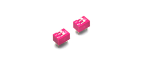 Interrupteur à glissière : Interrupteur à glissière plat rouge DS-02, emballage en tube G/F (70 pièces/tube) - Product Image 2
